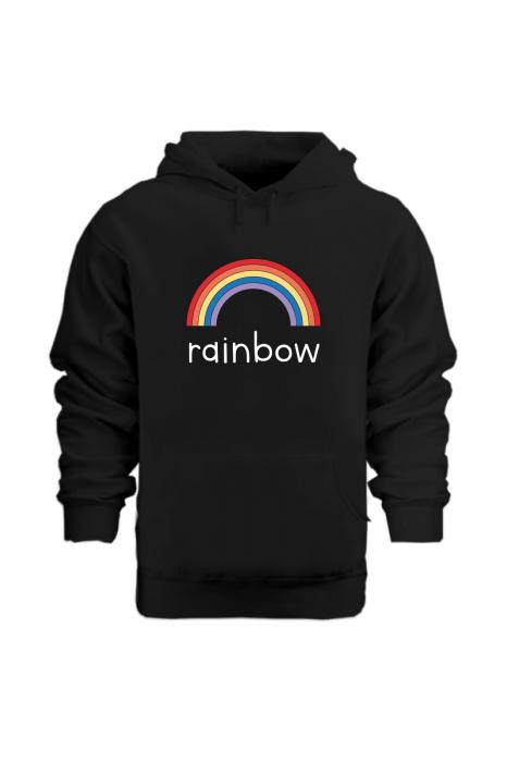 DİJİTAL BASKILI HOODİE RAİNBOW